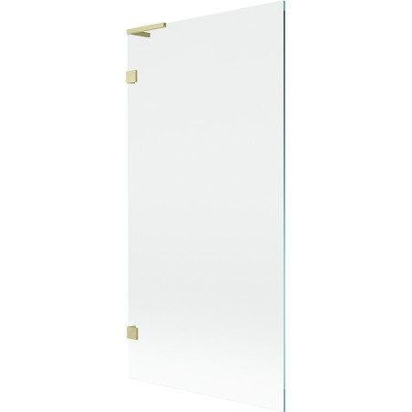 Mexen Lunar L parawan nawannowy 1-skrzydłowy 90 x 150 cm, transparent, złoty szczotkowany - 897L-090-000-55-00