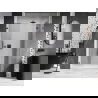 Mexen Lunar douchedeur draaibaar rechts 125 cm, transparant, gun metal - 834S-125-050-95-00-P