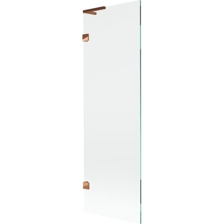 Mexen Lunar L 1-wing bathtub screen 60 x 150 cm, transparent, rose gold - 897L-060-000-60-00