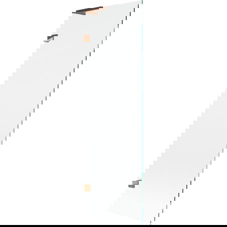 Mexen Lunar L παραβάν μπάνιου μονού φύλλου 60 x 150 cm, διάφανο, ροζ χρυσό