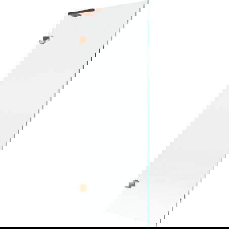 Mexen Lunar L paroi de baignoire 1 volet 70 x 150 cm, transparent, or rose - 897L-070-000-60-00