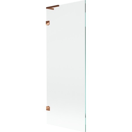 Mexen Lunar L vanni ekraan, 1-osaline 70 x 150 cm, läbipaistev, roosa kuld - 897L-070-000-60-00