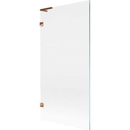 Mexen Lunar L parawan nawannowy 1-skrzydłowy 90 x 150 cm, transparent, różowe złoto - 897L-090-000-60-00