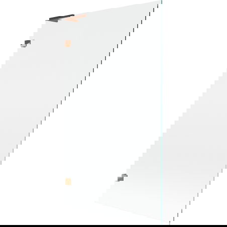 Mexen Lunar L 1-panel duschvägg 100 x 150 cm, transparent, roséguld - 897L-100-000-60-00