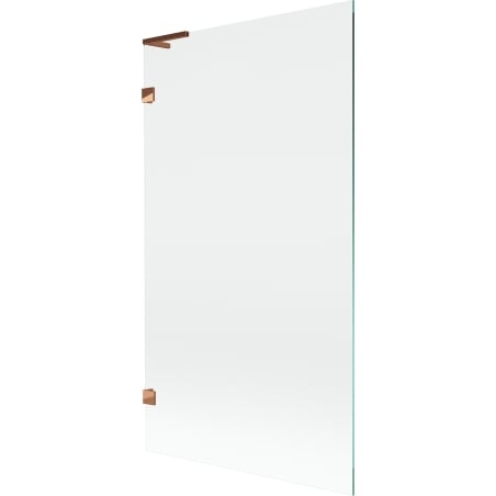 Mexen Lunar L parawan nawannowy 1-skrzydłowy 100 x 150 cm, transparent, różowe złoto - 897L-100-000-60-00