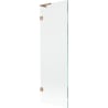 Mexen Lunar L parawan nawannowy 1-skrzydłowy 60 x 150 cm, transparent, miedź szczotkowana - 897L-060-000-65-00