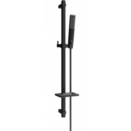 Mexen DQ72 sliding shower set, black - 785724581-70
