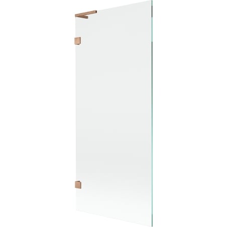 Mexen Lunar L parawan nawannowy 1-skrzydłowy 80 x 150 cm, transparent, miedź szczotkowana - 897L-080-000-65-00