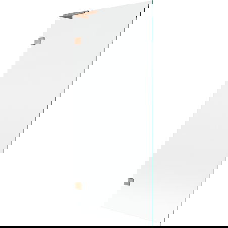 Mexen Lunar L vannas istabas ekrāns ar vienu vērtni 80 x 150 cm, caurspīdīgs, pulēts varš - 897L-080-000-65-00