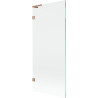 Mexen Lunar L üksik tiib vannitoauks 80 x 150 cm, läbipaistev, harjatud vask - 897L-080-000-65-00