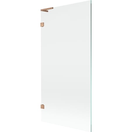 Mexen Lunar L parawan nawannowy 1-skrzydłowy 90 x 150 cm, transparent, miedź szczotkowana - 897L-090-000-65-00