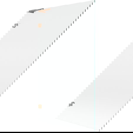 Mexen Lunar L 1-krilni zaslon za kopalno 100 x 150 cm, prozoren, brušeni baker - 897L-100-000-65-00