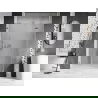 Mexen Lunar Duschdrehtür rechts 125 cm, transparent, gebürsteter Nickel - 834S-125-050-97-00-P