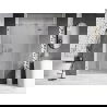 Mexen Lunar Duschdrehtür rechts 125 cm, transparent, gebürsteter Nickel - 834S-125-050-97-00-P