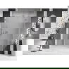 Mexen Lunar Duschdrehtür rechts 125 cm, transparent, gebürsteter Nickel - 834S-125-050-97-00-P