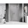 Mexen Lunar porte de douche pivotante droite 130 cm, transparent, nickel brossé - 834S-130-050-97-00-P