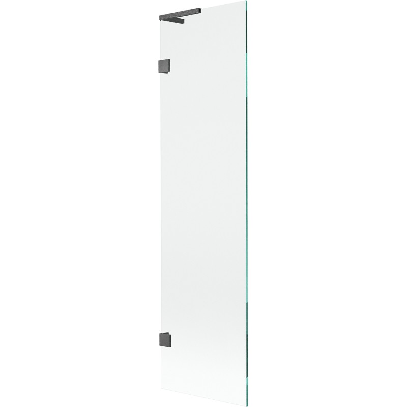 Mexen Lunar L paravan za kadu s jednim krilom 50 x 150 cm, proziran, četkani pištolsko sivi - 897L-050-000-66-00