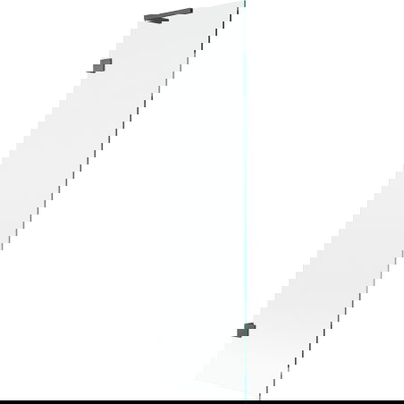 Mexen Lunar L Duschwand einflügelig 50 x 150 cm, transparent, gebürstetes Gun Grey - 897L-050-000-66-00
