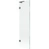 Mexen Lunar L parawan nawannowy 1-skrzydłowy 50 x 150 cm, transparent, gun gray szczotkowany - 897L-050-000-66-00