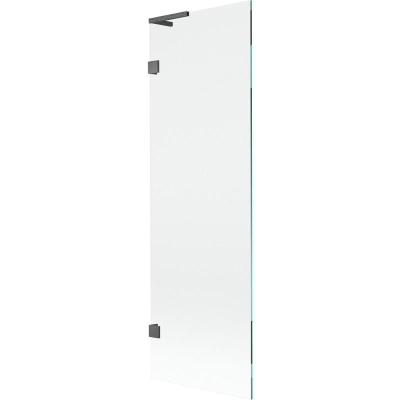 Mexen Lunar L paravan za kadu s jednim krilom 60 x 150 cm, prozirno, četkano pištoljsko sivo - 897L-060-000-66-00