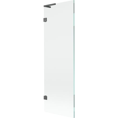 Mexen Lunar L one-panel bath screen 60 x 150 cm, transparent, brushed gun grey - 897L-060-000-66-00