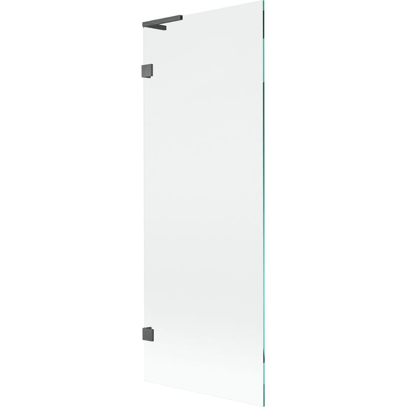 Mexen Lunar L Duschabtrennung einteilig 70 x 150 cm, transparent, gebürstet gun gray - 897L-070-000-66-00