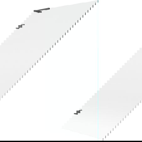 Mexen Lunar L Badewannenabtrennung 1-flügelig 90 x 150 cm, transparent, gebürstetes Gun Grey - 897L-090-000-66-00