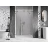 Mexen Lunar drzwi prysznicowe uchylne prawe 160 cm, transparent, nikiel szczotkowany - 834S-160-050-97-00-P