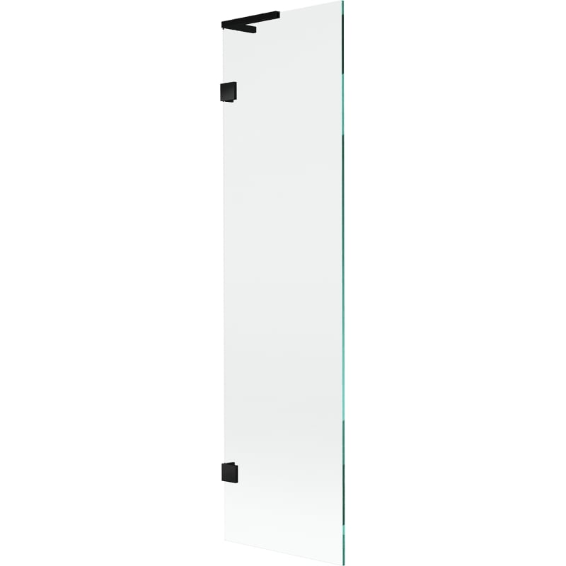 Mexen Lunar L Bath Screen 1-Panel 50 x 150 cm, Transparent, Black - 897L-050-000-70-00