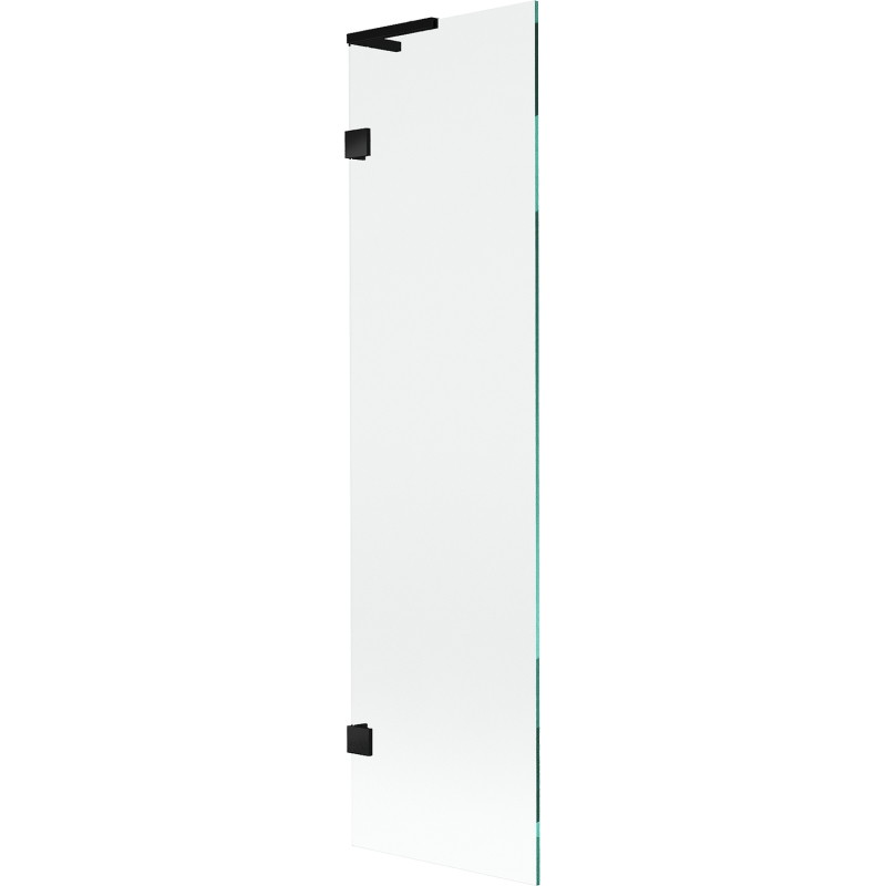 Mexen Lunar L paravan za kadu s jednim krilom 50 x 150 cm, proziran, crni - 897L-050-000-70-00