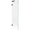 Mexen Lunar L paravan za kadu s jednim krilom 50 x 150 cm, proziran, crni - 897L-050-000-70-00