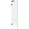 Mexen Lunar L parawan nawannowy 1-skrzydłowy 50 x 150 cm, transparent, czarny - 897L-050-000-70-00