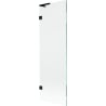 Mexen Lunar L parawan nawannowy 1-skrzydłowy 60 x 150 cm, transparent, czarny - 897L-060-000-70-00
