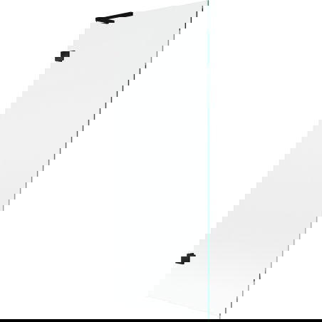 Mexen Lunar L pantalla de baño de 1 hoja 70 x 150 cm, transparente, negro - 897L-070-000-70-00