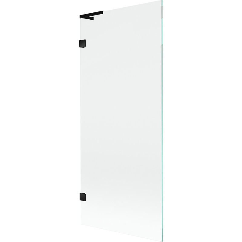 Mexen Lunar L parawan nawannowy 1-skrzydłowy 80 x 150 cm, transparent, czarny - 897L-080-000-70-00