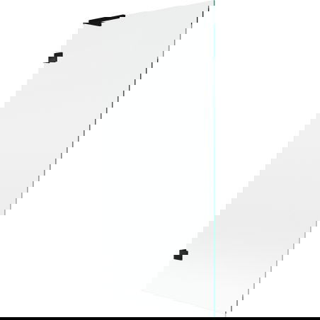 Mexen Lunar L enokno za tuš 1-krilno 80 x 150 cm, prozorno, črno - 897L-080-000-70-00