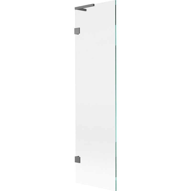 Mexen Lunar L divisória de banho com 1 folha 50 x 150 cm, transparente, metalizado - 897L-050-000-95-00