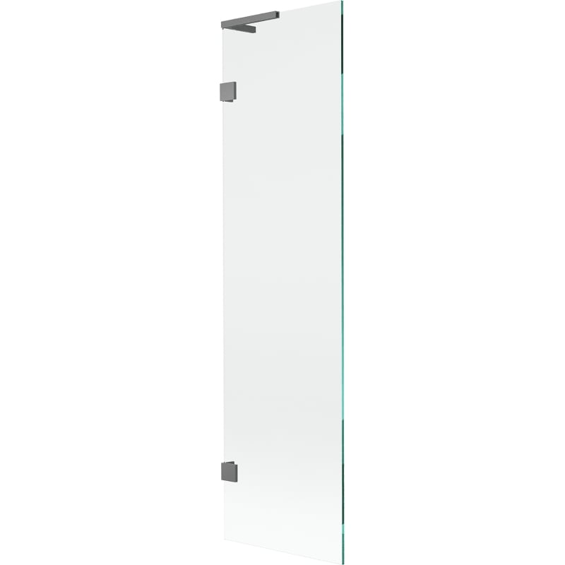 Mexen Lunar L duschskärm 1-flygel 50 x 150 cm, transparent, gun metal - 897L-050-000-95-00