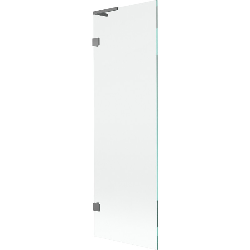 Mexen Lunar L jednokrilo paravan za kadu 60 x 150 cm, proziran, gun metal - 897L-060-000-95-00