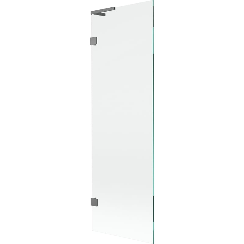 Mexen Lunar L vannitoa kardin, üksik klaasist paneel 60 x 150 cm, läbipaistev, gun metal - 897L-060-000-95-00