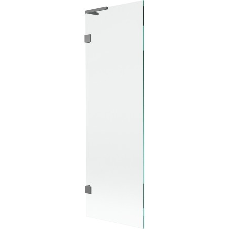 Mexen Lunar L jednokrilo paravan za kadu 60 x 150 cm, proziran, gun metal - 897L-060-000-95-00