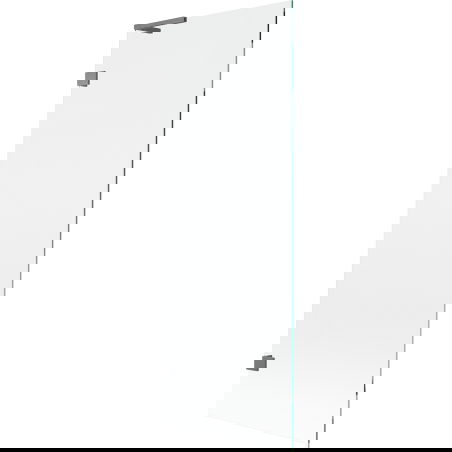 Mexen Lunar L parede de chuveiro de 1 folha 70 x 150 cm, transparente, metal de arma - 897L-070-000-95-00