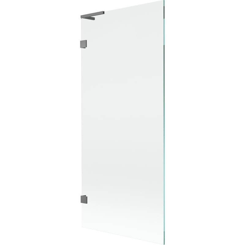 Mexen Lunar L mampara de baño de 1 hoja 80 x 150 cm, transparente, metal gun - 897L-080-000-95-00