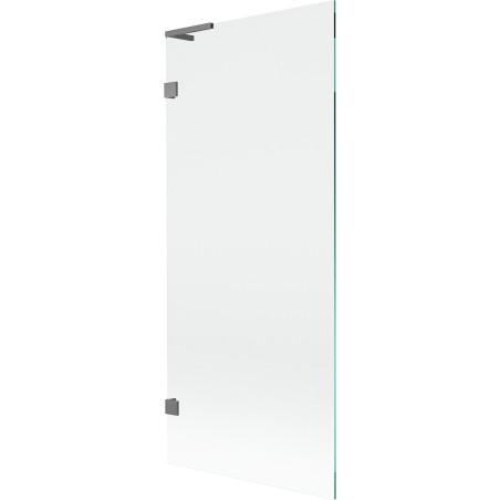 Mexen Lunar L vannitoavaheti 1-osaline 80 x 150 cm, läbipaistev, gun metal - 897L-080-000-95-00