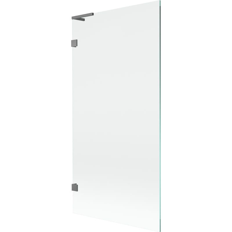 Mexen Lunar L parede de banho 1-folha 90 x 150 cm, transparente, metal gun - 897L-090-000-95-00