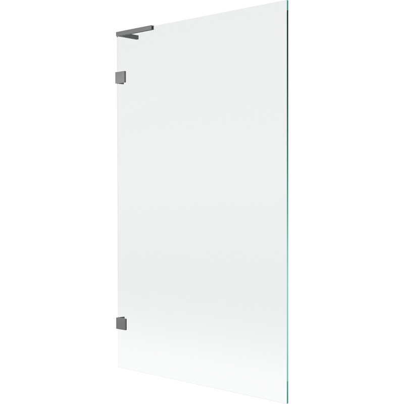 Mexen Lunar L parawan nawannowy 1-skrzydłowy 100 x 150 cm, transparent, gun metal - 897L-100-000-95-00