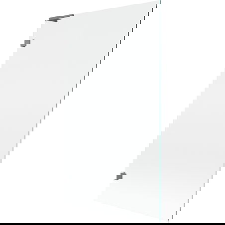 Mexen Lunar L badscherm 1-deurs 100 x 150 cm, transparant, gun metal - 897L-100-000-95-00