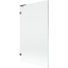 Paravent de bain Mexen Lunar L à 1 volet 100 x 150 cm, transparent, gun metal - 897L-100-000-95-00