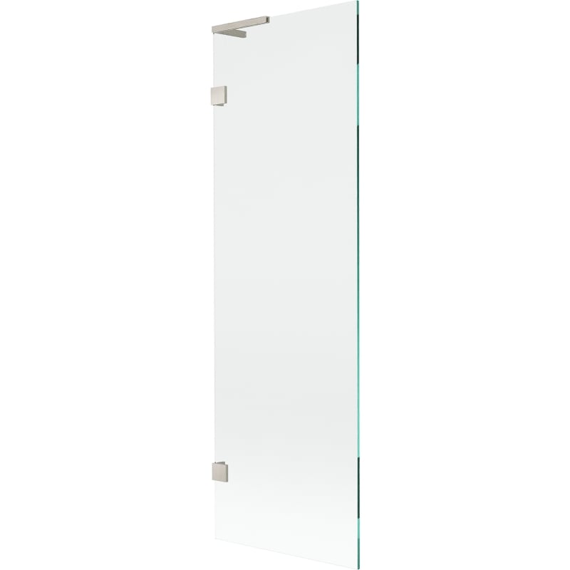 Mexen Lunar L mampara de bañera de 1 hoja 60 x 150 cm, transparente, níquel cepillado - 897L-060-000-97-00