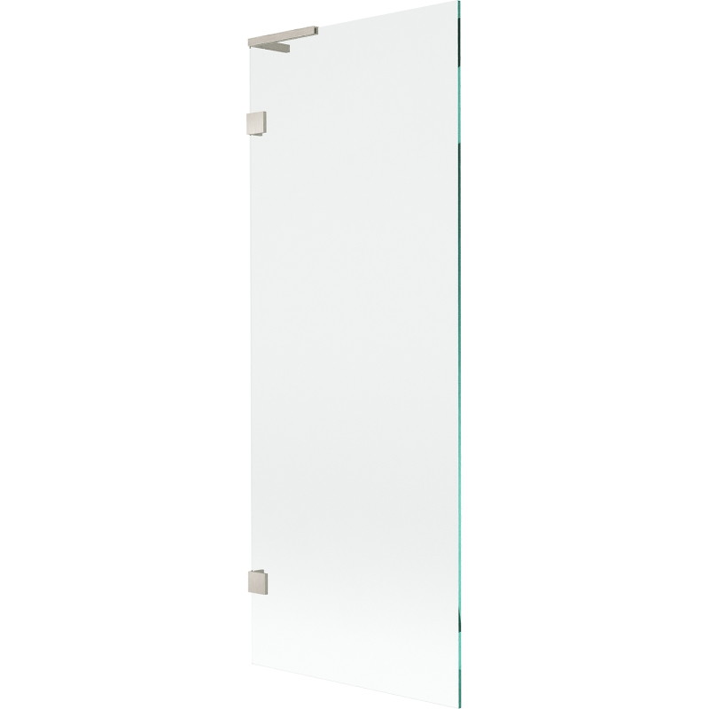 Mexen Lunar L vannitoakardin 1-osaline 70 x 150 cm, läbipaistev, harjatud nikkel - 897L-070-000-97-00